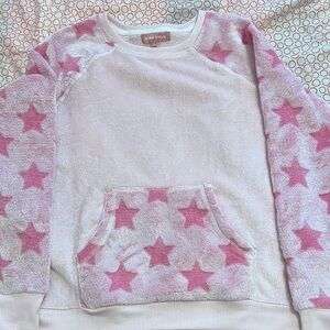 BCBG Kids Pajama Top in Pink and White
